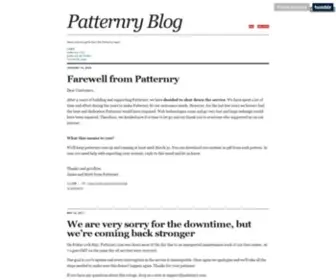 Patternry.com(Build a front) Screenshot