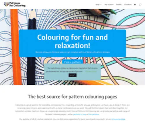 Patternsforcolouring.com(Patterns for Colouring) Screenshot