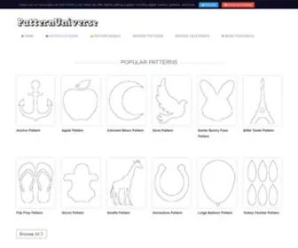 Patternuniverse.com(Free Printable Patterns) Screenshot