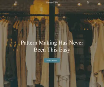 Patternzillanyc.com(Your Online Pattern Maker) Screenshot