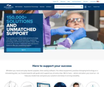 Pattersondental.com(Dental Supplies) Screenshot