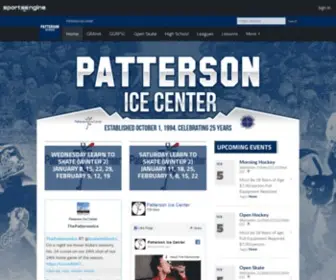 Pattersonicecenter.com(Patterson Ice Center) Screenshot