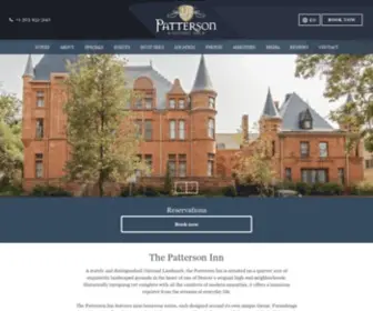 Pattersoninn.com(The Patterson Inn) Screenshot