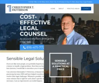 Pattersonlaw.net(High-Quality, Cost-Effective Legal Counsel) Screenshot