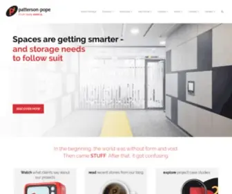 Pattersonpope.com(High Density Storage Solutions and Mobile Shelving) Screenshot