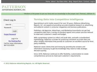 Pattersonreport.com(Patterson Advertising Reports Inc) Screenshot