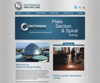 Pattersonringrolling.co.uk(Patterson Ring Rolling) Screenshot