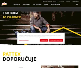 Pattex.cz(Pattex) Screenshot