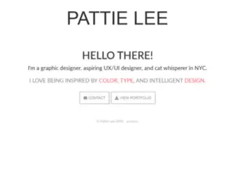 Pattielee.com(Pattie Lee) Screenshot