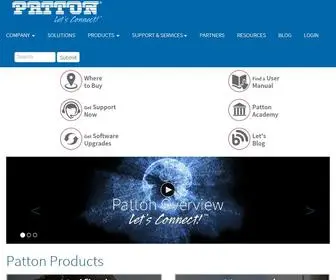 Patton.com(Patton Electronics) Screenshot