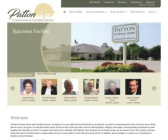 Pattonfh.com(Patton Funeral Home and Cremation Service) Screenshot