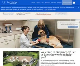 Pattvet.com(Patt Veterinary Hospital) Screenshot