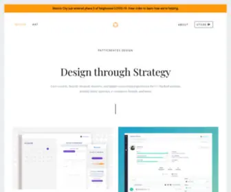 Pattycreates.com(Senior UX) Screenshot