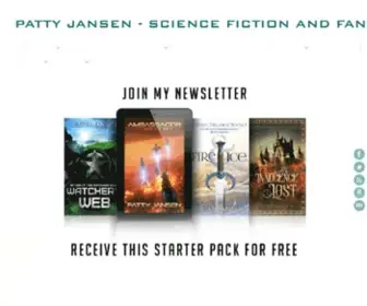 Pattyjansen.com(Patty Jansen Author of Science Fiction and Fantasy) Screenshot