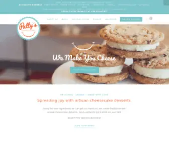 Pattyscheesecakes.com(Patty's Cheesecakes) Screenshot