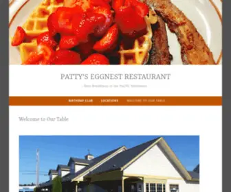 Pattyseggnestrestaurant.net(Patty's Eggnest Restaurant) Screenshot