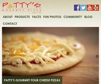 Pattyspizza.com(Gourmet Take and Bake Pizza) Screenshot