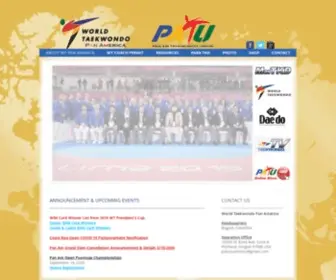 Patu.org(World Taekwondo Pan America) Screenshot