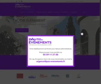 Pau-Congres.com(Centre de congrès) Screenshot