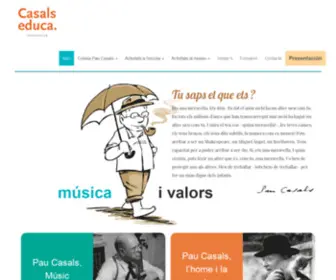 Paucasalseduca.org(Pau Casals Educa) Screenshot