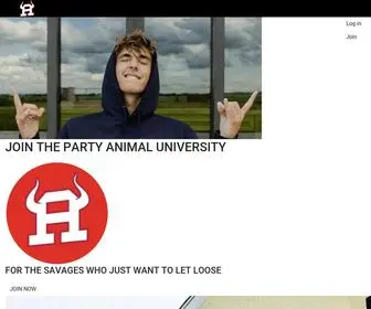 Pauclub.com(Party Animal University) Screenshot