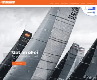 Paugercarbon.com(Pauger Carbon Composites) Screenshot