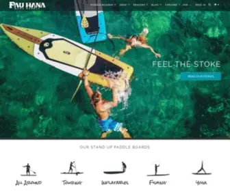 Pauhanasurfco.com(Find the stand up paddle board best for your SUP lifestyle) Screenshot