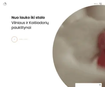 Paukstynas.eu(Paukštynas) Screenshot