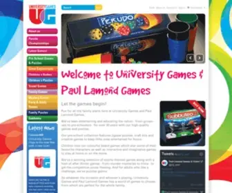 Paul-Lamond.com(University Games and Paul Lamond Games) Screenshot