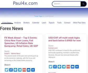 Paul4X.com(Forex News) Screenshot