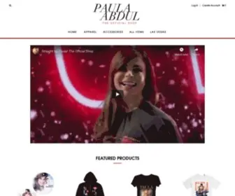 PaulaabdulStore.com(Paula Abdul) Screenshot