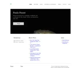 Pauladaunt.com(Music) Screenshot