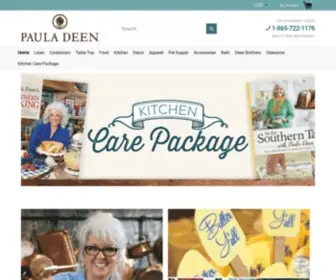 PauladeenStore.com(Paula Deen's Shop) Screenshot