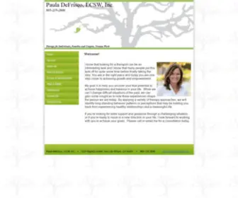 Pauladefrisco.com(San Luis Obispo therapist specializing in individuals) Screenshot