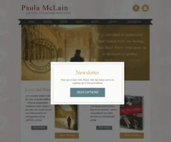 Paulamclain.com(Paula McLain) Screenshot