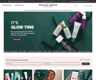 Paulaschoice-EU.com(Paula's Choice) Screenshot