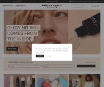 Paulaschoice.co.uk(Paula's Choice) Screenshot