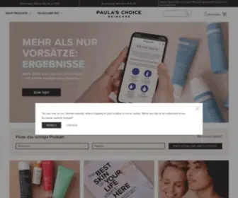 Paulaschoice.de(Beauty Begins With Truth Entdecke die wirksame Hautpflege von Paula's Choice) Screenshot