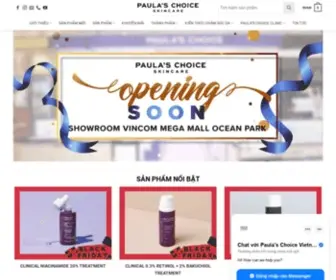 Paulaschoice.vn(Paula's Choice) Screenshot