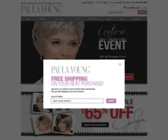 Paulayoung.com(Wigs For Women) Screenshot