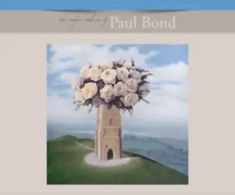Paulbondart.com(The surreal world of magic realism artist Paul Bond) Screenshot