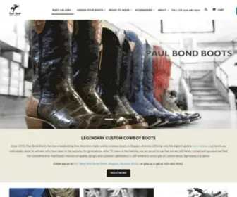 Paulbondboots.com(Paul Bond) Screenshot