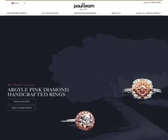 Paulbram.com.au(Diamond Engagement Rings & Wedding Rings Melbourne) Screenshot