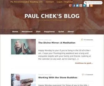 Paulcheksblog.com(Paul Chek's Blog) Screenshot