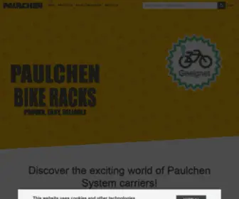 Paulchensystem.net(Fahrradträger) Screenshot