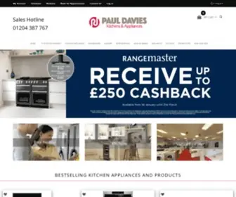 Pauldavieskitchensandappliances.co.uk(Buy Kitchen Appliances Online) Screenshot