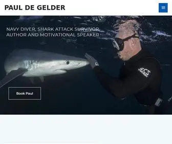 Pauldegelder.com(Navy diver) Screenshot