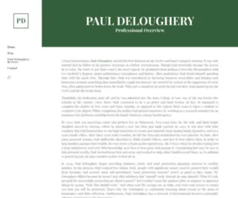 Pauldeloughery.com(Paul Deloughery) Screenshot