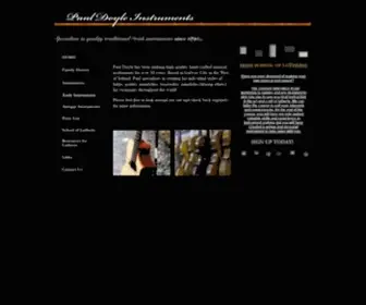 Pauldoyleinstruments.com(Pauldoyleinstruments) Screenshot