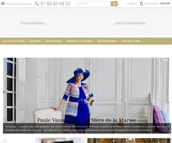 Paule-Vasseur.com(Paule Vasseur) Screenshot